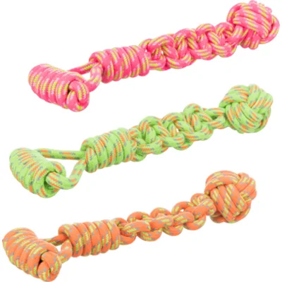 Knoopbal aan touw ø 8cm L 38cm voor de hond Per 2