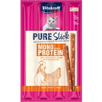 Vitakraft Pure Stick kip kattensnack (4 x 5 g) 10 verpakkingen