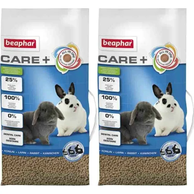 2x Beaphar Care+ Konijn Adult 10 kg