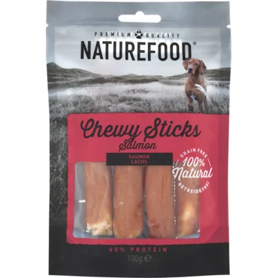 Rosewood Naturefood Chewy Sticks Zalm 100 gr