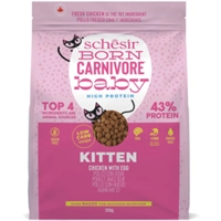 Schesir Born Carnivore Kitten Kattenvoer Chicken&Egg 255 gr