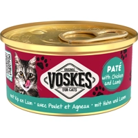 Voskes Kattenvoer Nat Paté Kip&Lam 85 gr