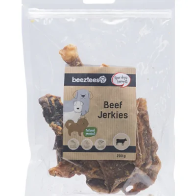 Beeztees Beef Jerkies - 200 gram
