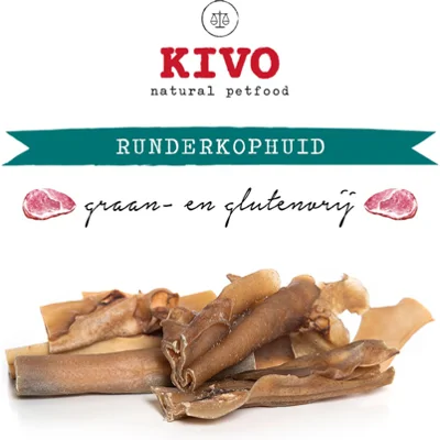 Kivo Runderkophuid Gezaagd - 500 g