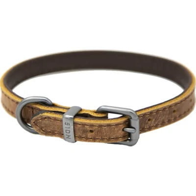 51 Degrees North - Milano - Collar - Dark brown - 16 mm x 40 cm