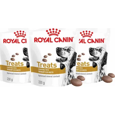 3x Royal Canin Hondensnack Urinary S/O 230 gr