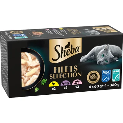 Sheba Filets Selection - Kip & Zalm