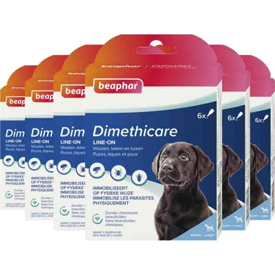 6x Beaphar DIMETHIcare Line-On Puppy 6 stuks