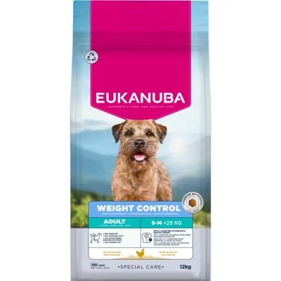 Eukanuba Hondenvoer Droog Special Care Adult Small/Medium Weight Control 12 kg