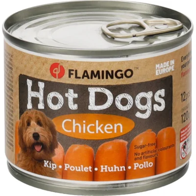 Flamingo Mini Hot Dogs - Kip - 120 g
