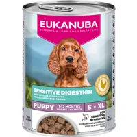 6x Eukanuba Special Care Hond Nat Puppy Sensitive Digestion 400 gr 6x Eukanuba Special Care Hond Nat Puppy Sensitive Digestion 400 gr