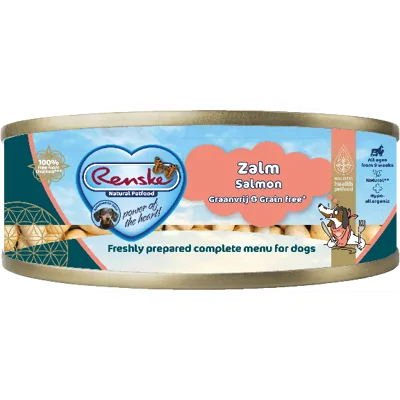 Renske Vers Vlees Maaltijd Hond Graanvrij Zalm 95gr