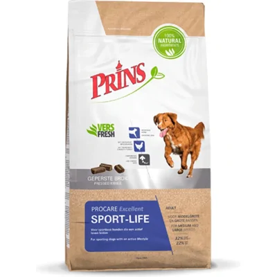 Prins ProCare Excellent Sport-Life hondenvoer 15 kg