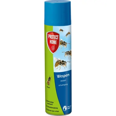 Wespen Schuimspray Tegen Wespen - Bestrijdt het hele nest - Inclusief handige spuitlans - Nawerking van 6 weken