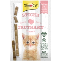 24x GimCat Sticks Kitten Kalkoen 3 stuks