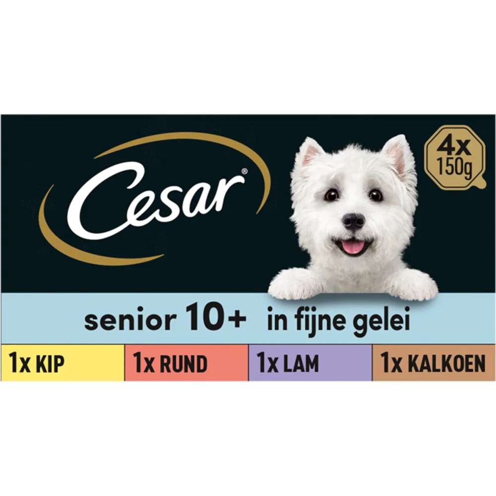Cesar Senior 10+ in Gelei 600 gr