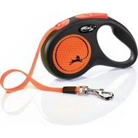 Flexi Rollijn New Neon Tape 5 mtr tot 15 kg Oranje