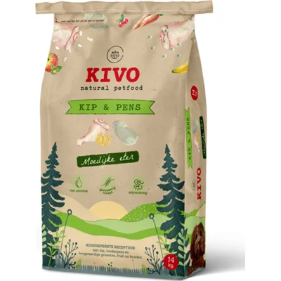 Kivo Kip&Pens Glutenvrij 14 kg