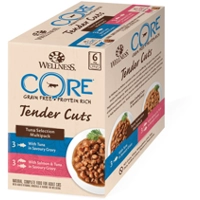 Wellness Core Kattenvoer Tender Cuts Selection 6-pack Tonijn 6 x 85 gr