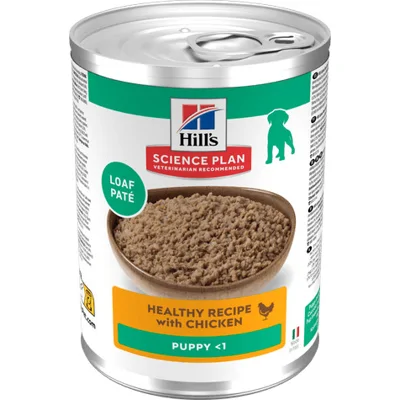 Hills Puppy Kip (blikvoer) 1 tray (12 blikken)