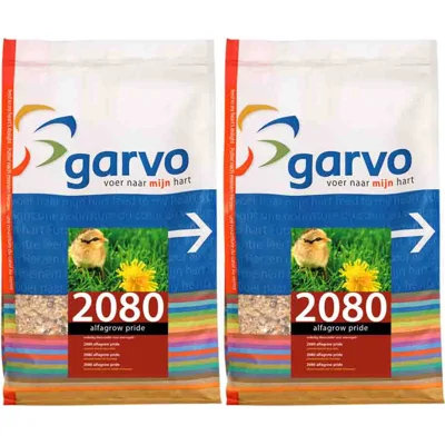 2x Garvo Vogelvoer Alfagrow Pride 4 kg