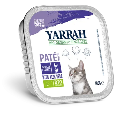 Yarrah Bio Kuipje Wellness Pate Kip - Kalkoen 100 gr