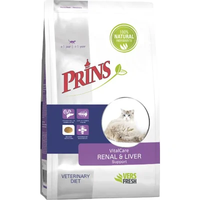Prins VitalCare Dieet Renal&Liver Support kattenvoer 1,5kg