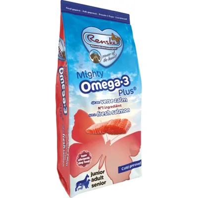 Renske Mighty Omega Plus Koud Geperst - Verse Zalm hond 6,5 kilo