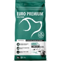 Euro Premium Adult Medium w/Lamb & Rice hondenvoer 2 x 3 kg