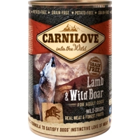 Carnilove lam & wild zwijn natvoer hond (blik) 12 x 400 g