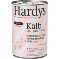 Hardys Junior kalf met wortel natvoer hond 12 x 400 g
