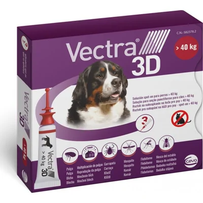 Vectra 3D XL Spot-on hond 40+ kg (3 pipetten) 3 pipetten
