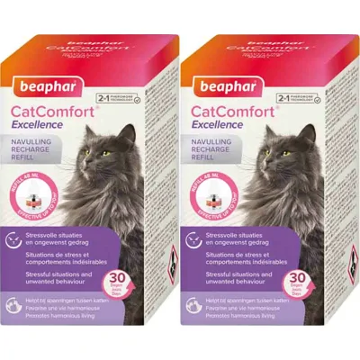 2x Beaphar CatComfort Excellence Navulling Verdamper 48 ml