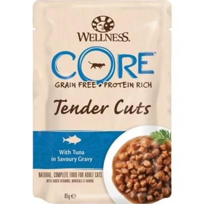 Wellness Core Kattenvoer Tender Cuts Tonijn 85 gr