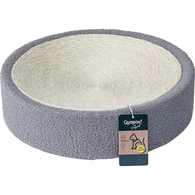 Quapas! Krabplank Pluche met sisal Grijs