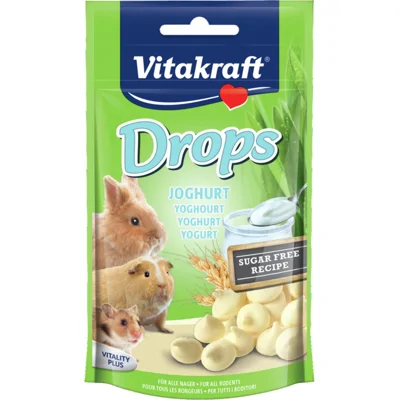 Vitakraft Drops Konijn & Knaagdier - Yoghurt