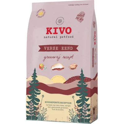 Kivo Verse Eend Graanvrij - 2 x 14 kg