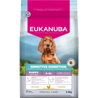 Eukanuba Hondenvoer Droog Special Care Puppy Sensitive Digestion 2,3 kg