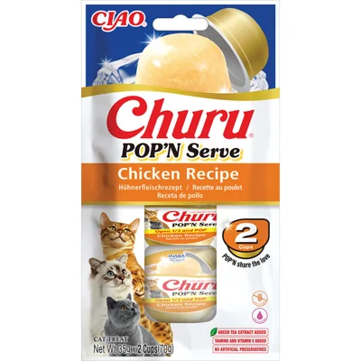 Ciao Kattensnack Churu Pop'n Serve Chicken 2x35 gr