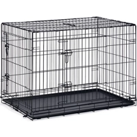 Beeztees Hondenbench 2-Deurs Zwart XL 107x70x76 cm
