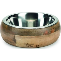 Designed By Lotte Eet- en Drinkbak Hout Hond Mandira 21cm