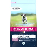 Eukanuba graanvrij zeevis puppy's van grote rassen hondenvoer 12kg zak
