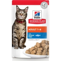 Hill's Science Plan Kat Natvoer Adult Zeevis 12x85g