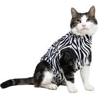 Medical Pet Shirt Kat Zebraprint XXS