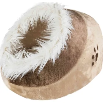 Trixie kattenmand iglo minou beige / bruin 41x35x26 cm