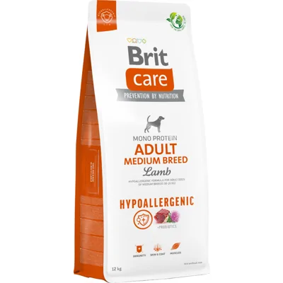 Brit Care Hypoallergenic Adult Medium Breed hondenvoer 12 kg