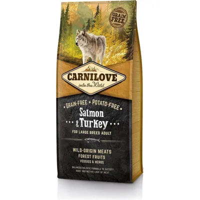 Carnilove Large Adult zalm met kalkoen hondenvoer 12 kg
