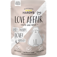 Hardys Love Affair eend en wild natvoer kat (zakjes) 12 x 100 g