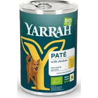 12x Yarrah Bio Hondenvoer Paté Kip 400 gr