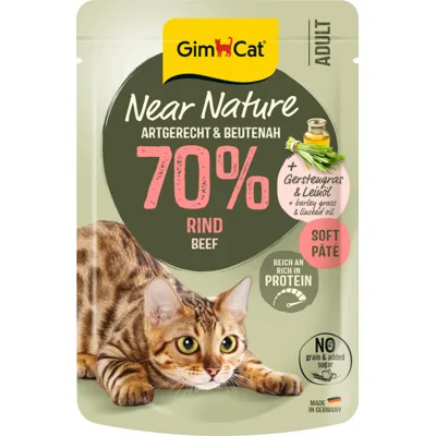 16x GimCat Kattenvoer Near Nature Rund 85 gr